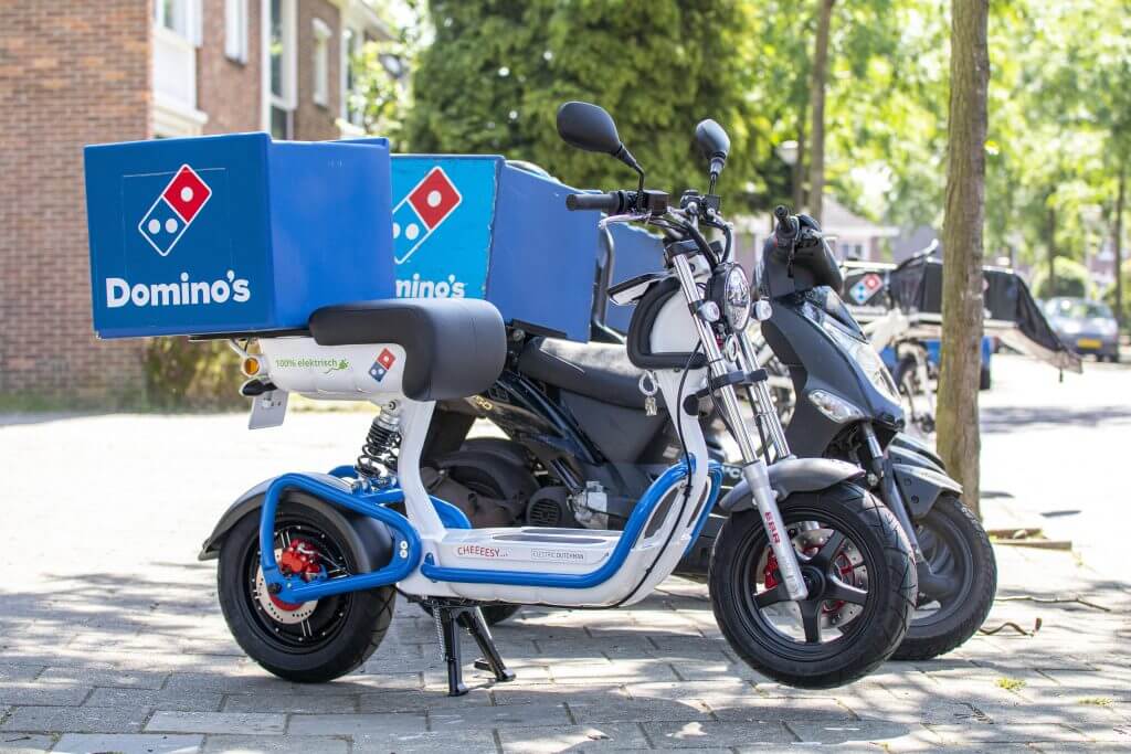 dominos scooter